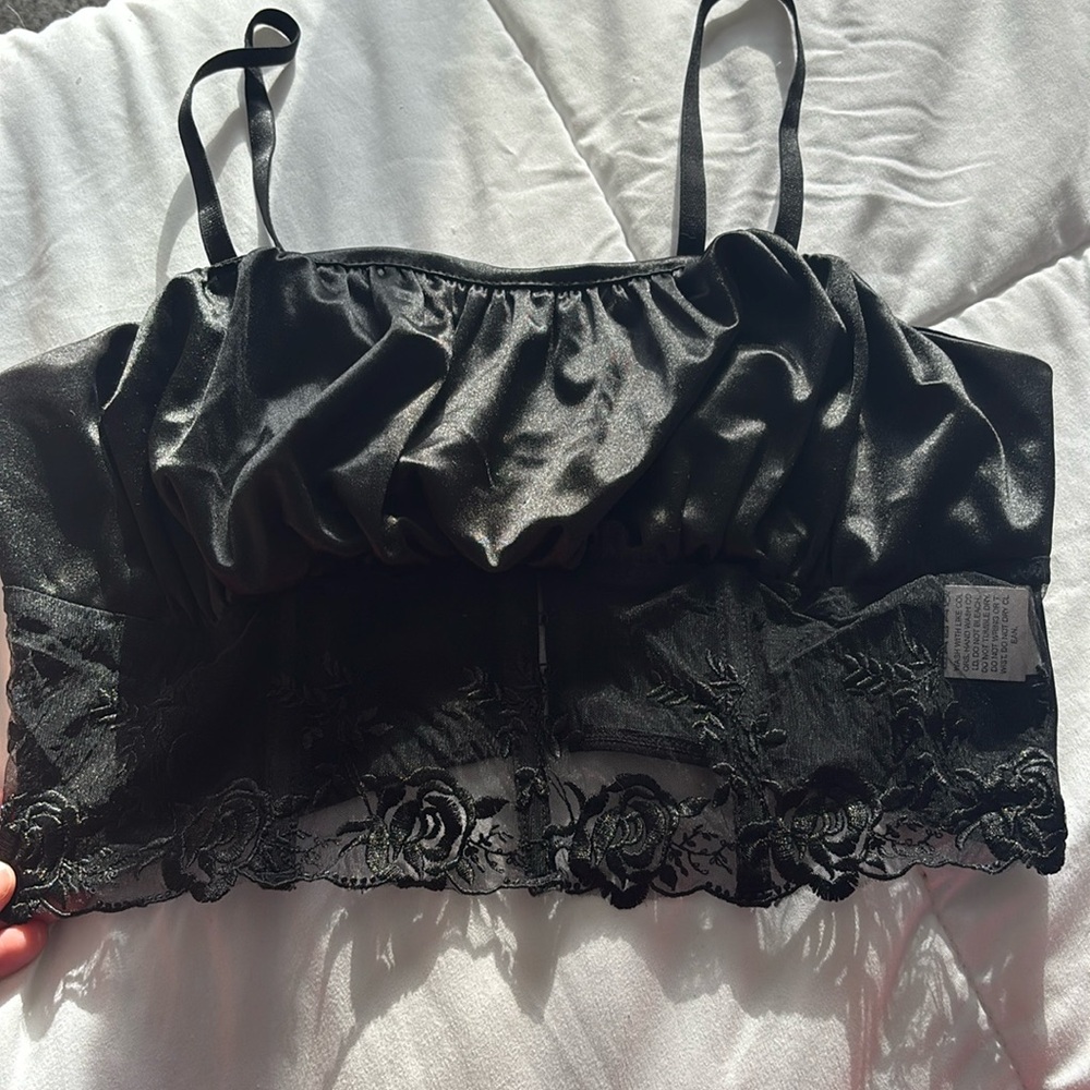 Black corset top